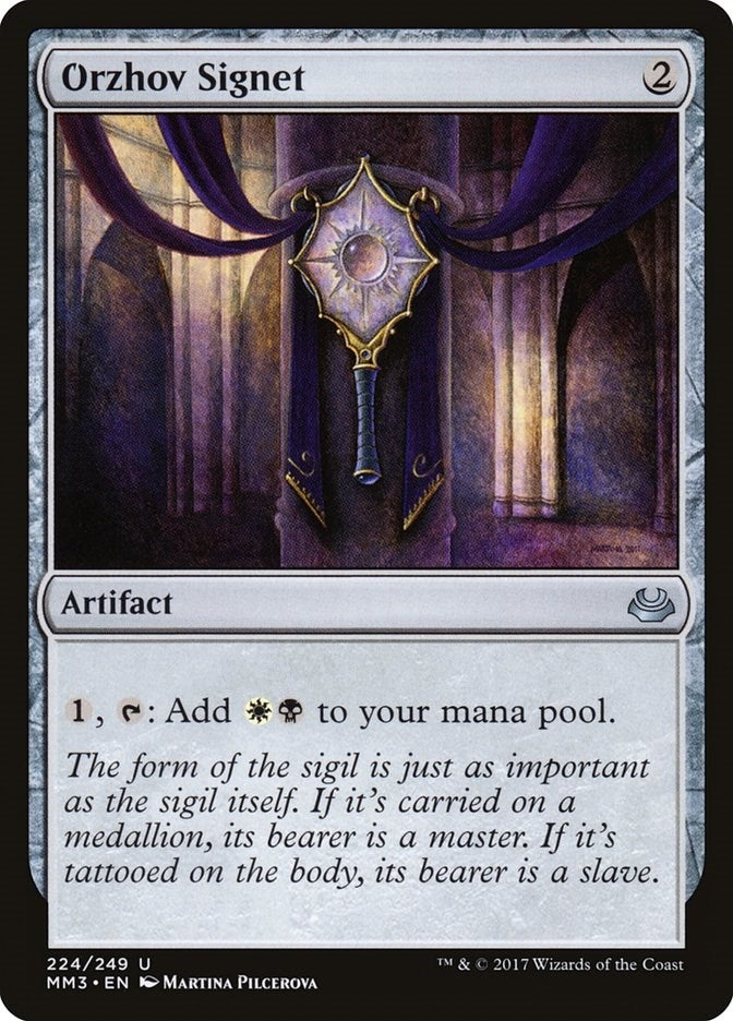 Image for Orzhov Signet (224) [Modern Masters 2017]