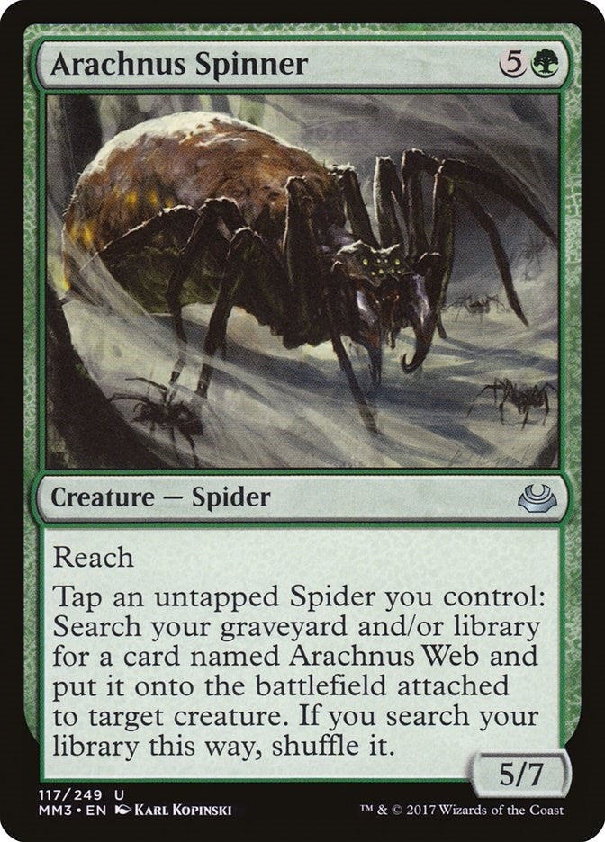 Image for Arachnus Spinner (117) [Modern Masters 2017]