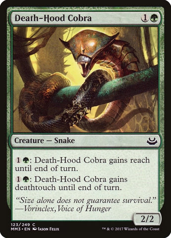 Image for Death-Hood Cobra (123) [Modern Masters 2017]