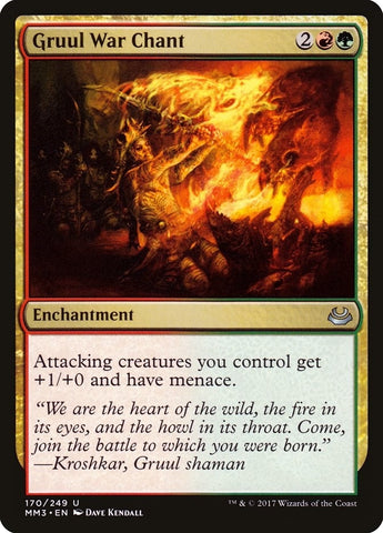 Image for Gruul War Chant (170) [Modern Masters 2017]