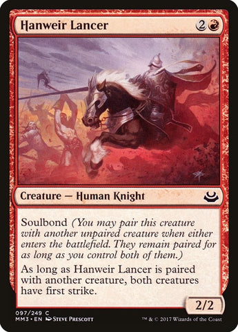 Image for Hanweir Lancer (97) [Modern Masters 2017]