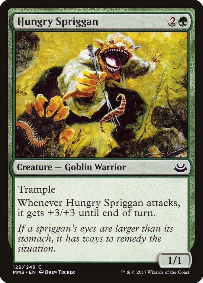 Image for Hungry Spriggan (129) [Modern Masters 2017]