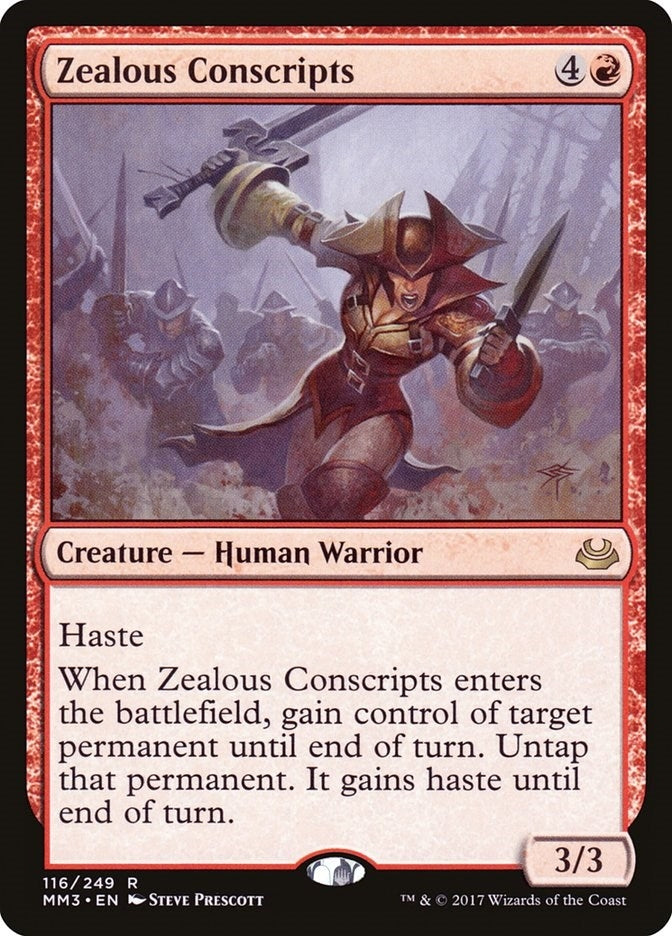 Image for Zealous Conscripts (116) [Modern Masters 2017]