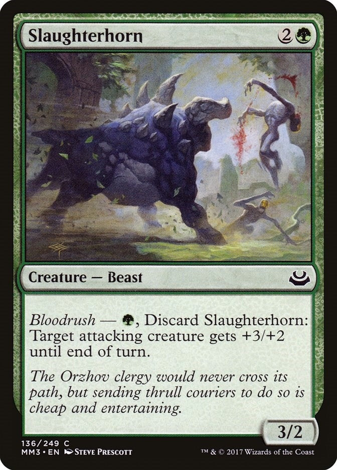Image for Slaughterhorn (136) [Modern Masters 2017]