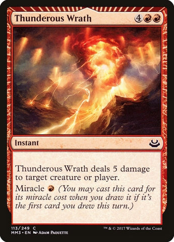 Image for Thunderous Wrath (113) [Modern Masters 2017]