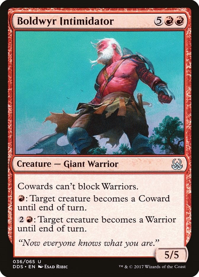 Image for Boldwyr Intimidator (36) [Duel Decks: Mind vs. Might]