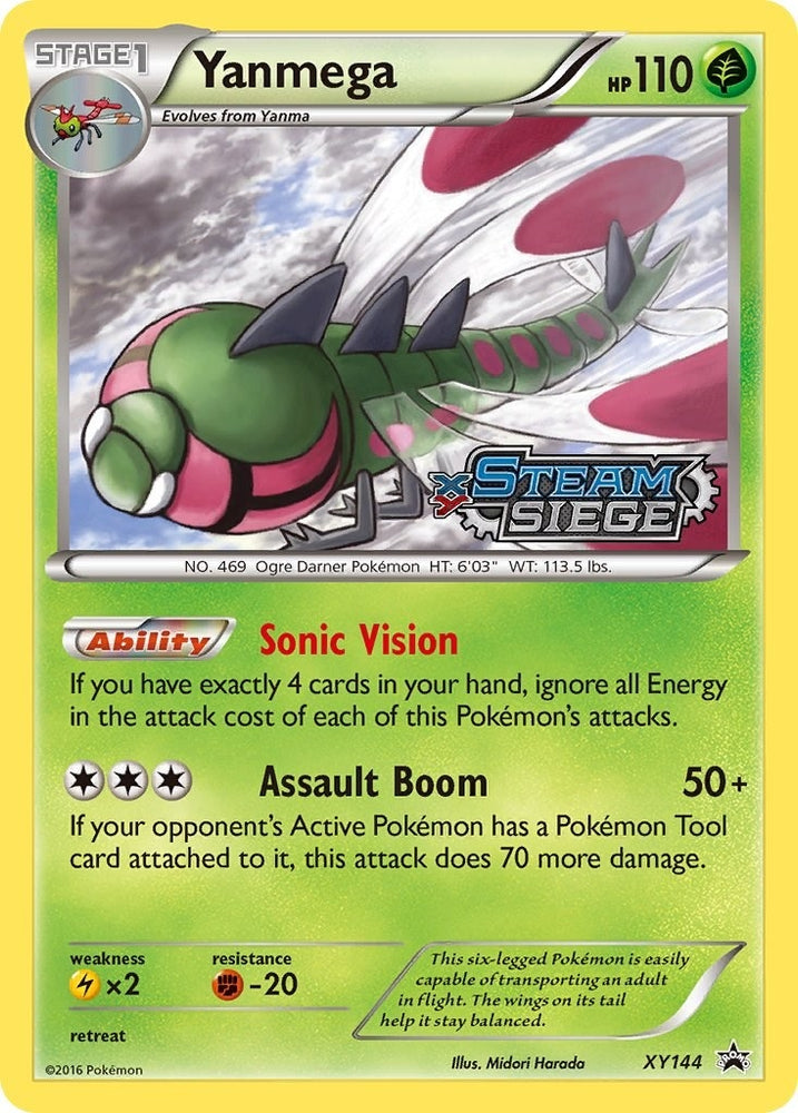 Image for Yanmega (XY Steam Siege Prerelease) (XY144) [XY Promos]