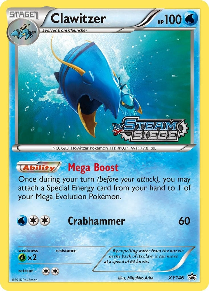 Image for Clawitzer (XY Steam Siege Prerelease) (XY146) [XY Promos]