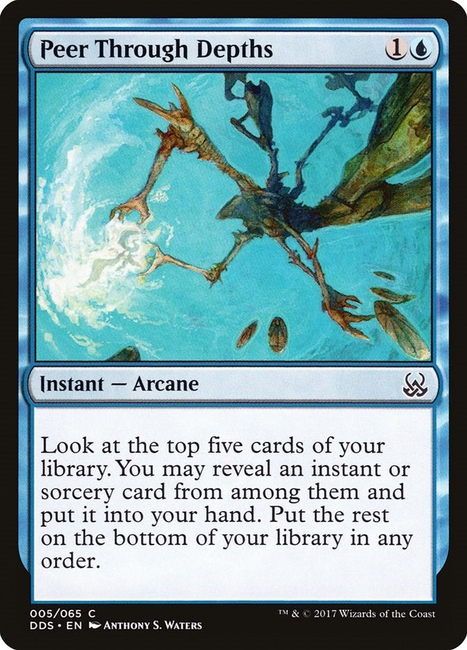 Image for Peer Through Depths (5) [Duel Decks: Mind vs. Might]