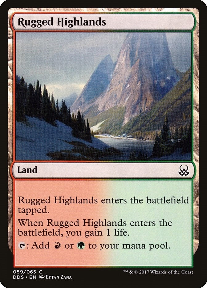 Image for Rugged Highlands (59) [Duel Decks: Mind vs. Might]
