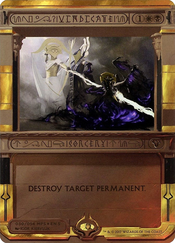 Image for Vindicate (30) [Masterpiece Series: Amonkhet Invocations]