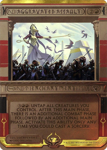 Image for Aggravated Assault (25) [Masterpiece Series: Amonkhet Invocations]