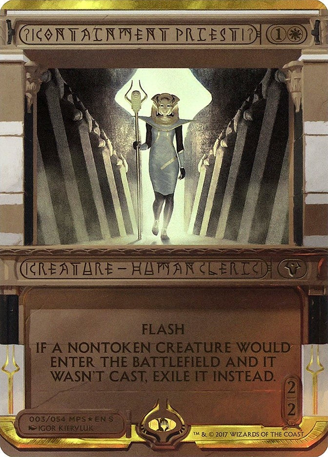 Image for Containment Priest (3) [Masterpiece Series: Amonkhet Invocations]
