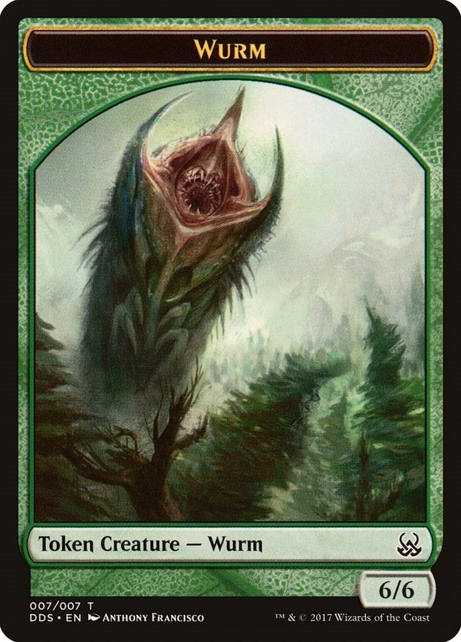 Image for Wurm Token (7) [Duel Decks: Mind vs. Might]