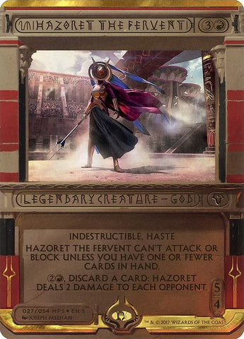 Image for Hazoret the Fervent (27) [Masterpiece Series: Amonkhet Invocations]