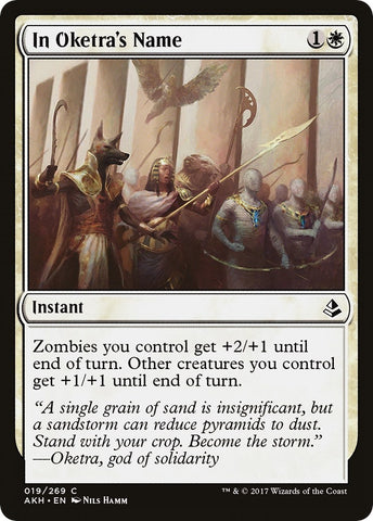 Image for In Oketra's Name (19) [Amonkhet]