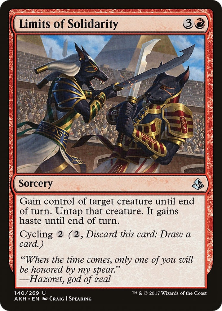 Image for Limits of Solidarity (140) [Amonkhet]