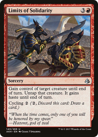Image for Limits of Solidarity (140) [Amonkhet]