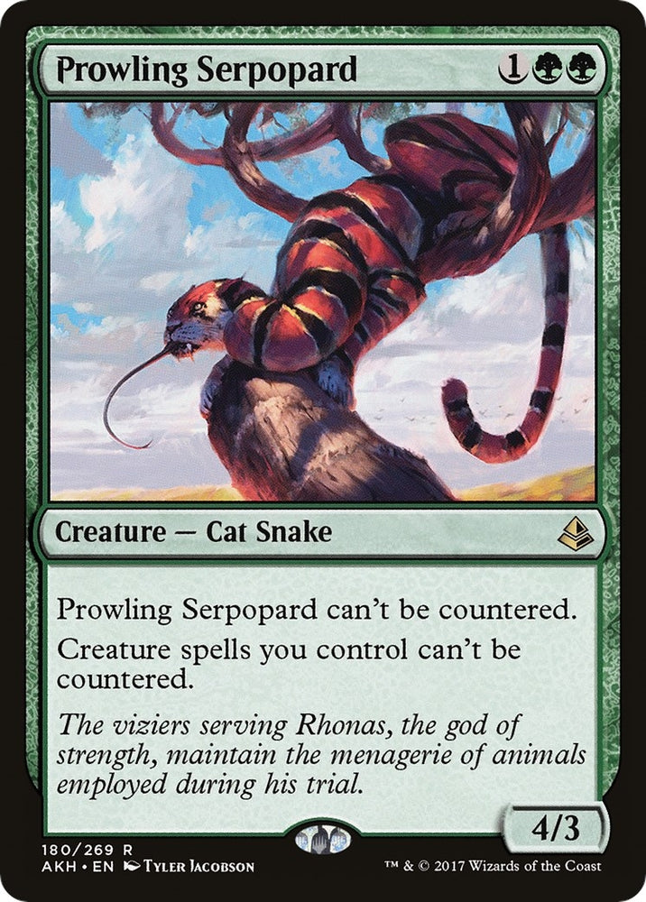 Image for Prowling Serpopard (180) [Amonkhet]