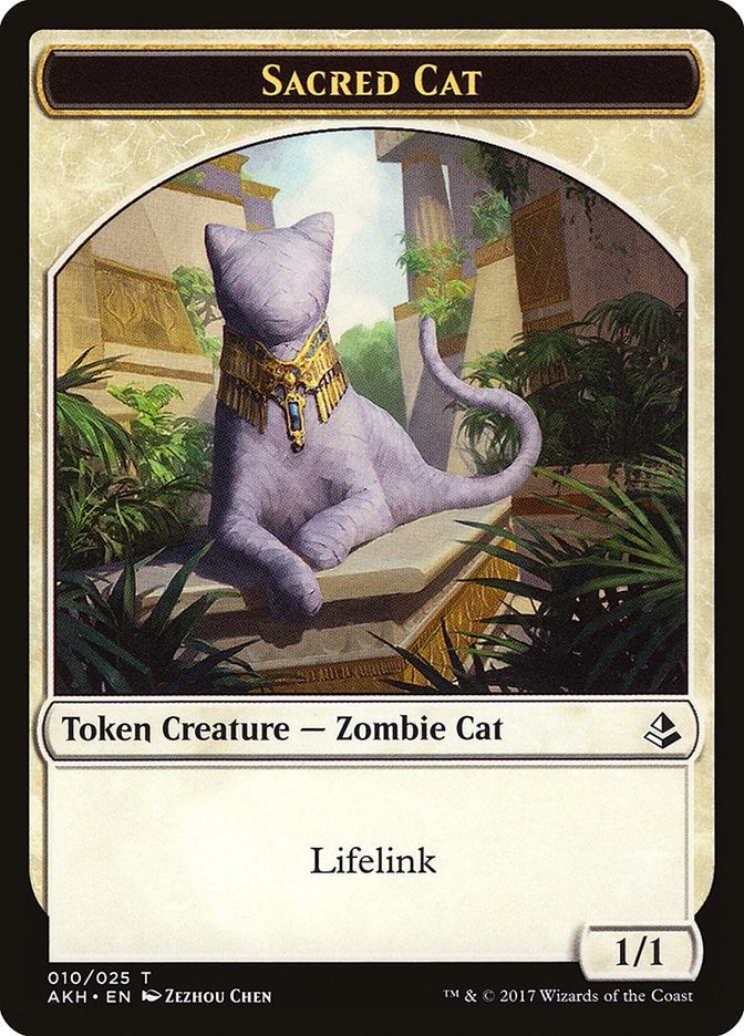 Image for Sacred Cat Token (10) [Amonkhet]