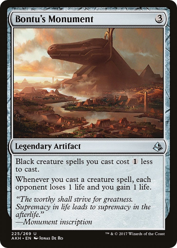 Image for Bontu's Monument (225) [Amonkhet]