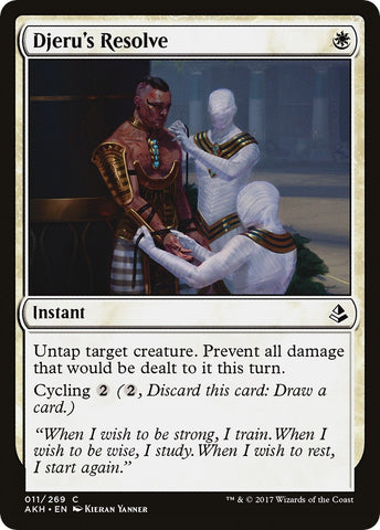Image for Djeru's Resolve (11) [Amonkhet]