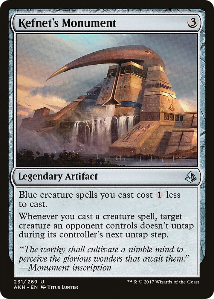 Image for Kefnet's Monument (231) [Amonkhet]