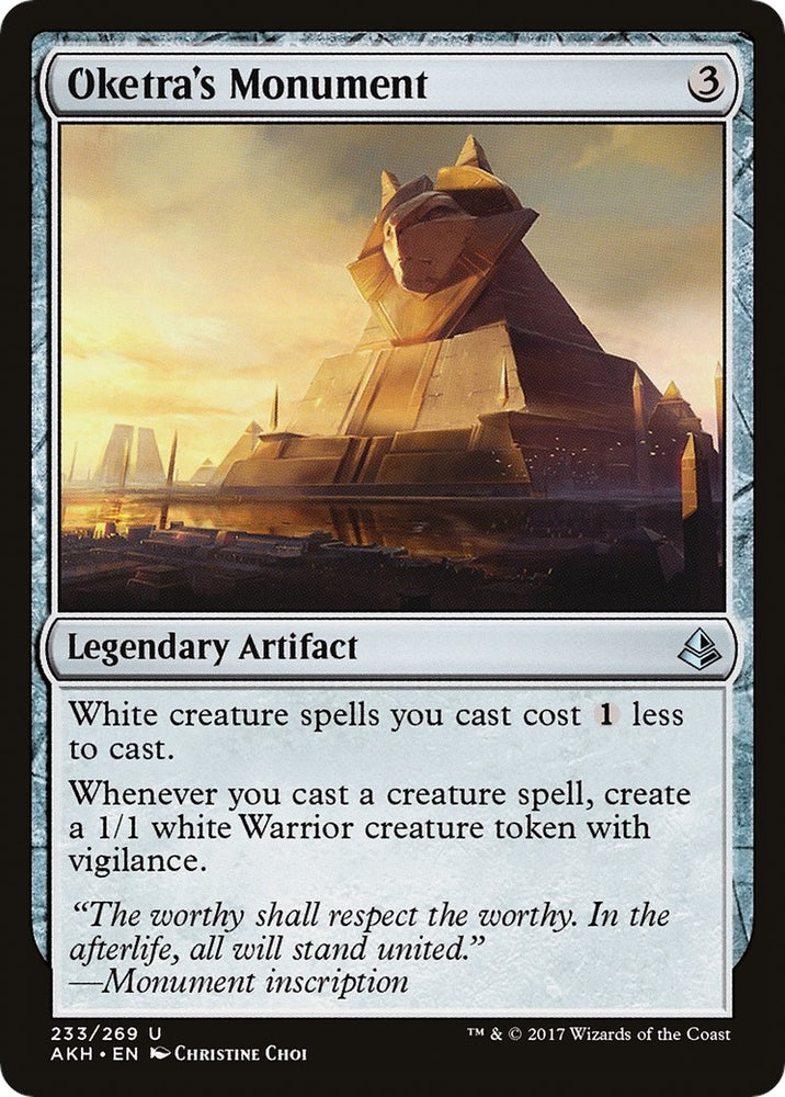 Image for Oketra's Monument (233) [Amonkhet]
