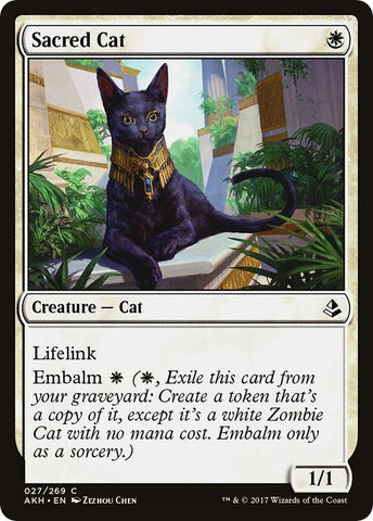 Image for Sacred Cat (27) [Amonkhet]