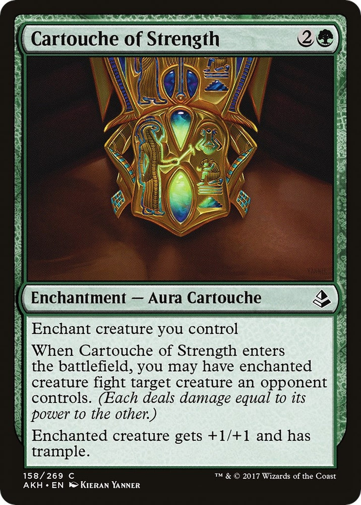 Image for Cartouche of Strength (158) [Amonkhet]
