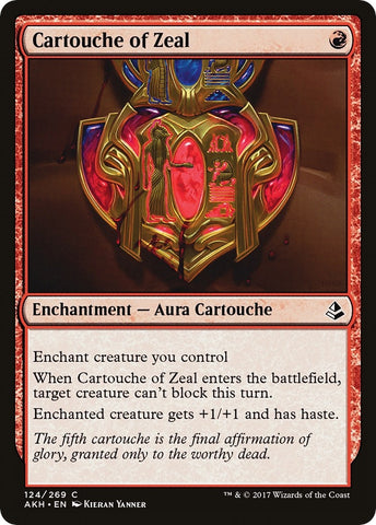 Image for Cartouche of Zeal (124) [Amonkhet]