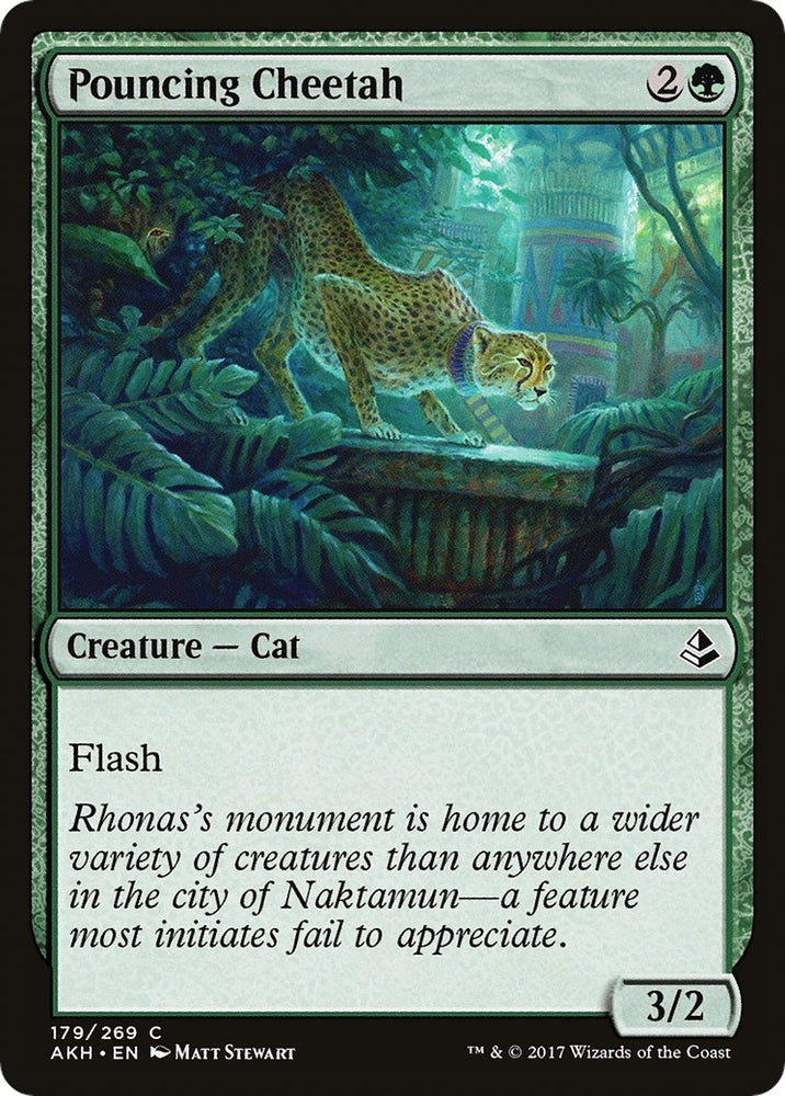 Image for Pouncing Cheetah (179) [Amonkhet]