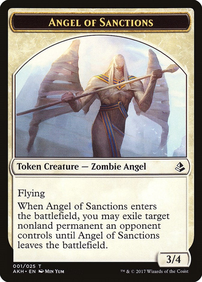 Image for Angel of Sanctions Token (1) [Amonkhet]