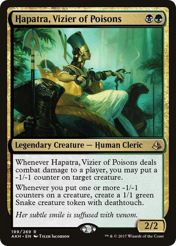 Image for Hapatra, Vizier of Poisons (199) [Amonkhet]