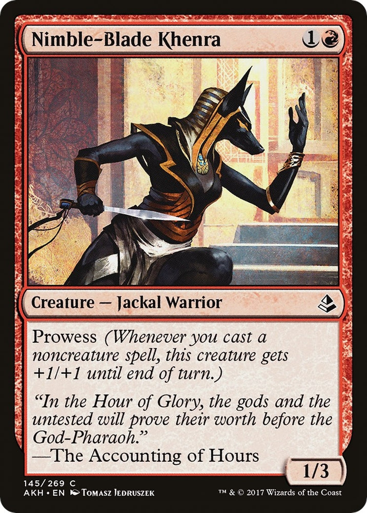 Image for Nimble-Blade Khenra (145) [Amonkhet]