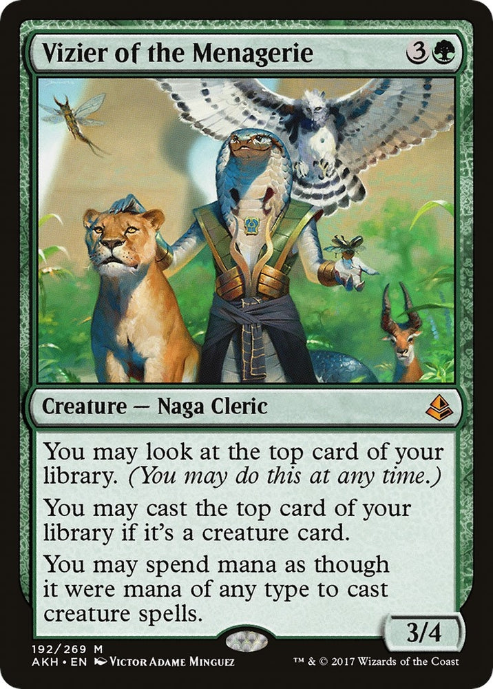 Image for Vizier of the Menagerie (192) [Amonkhet]