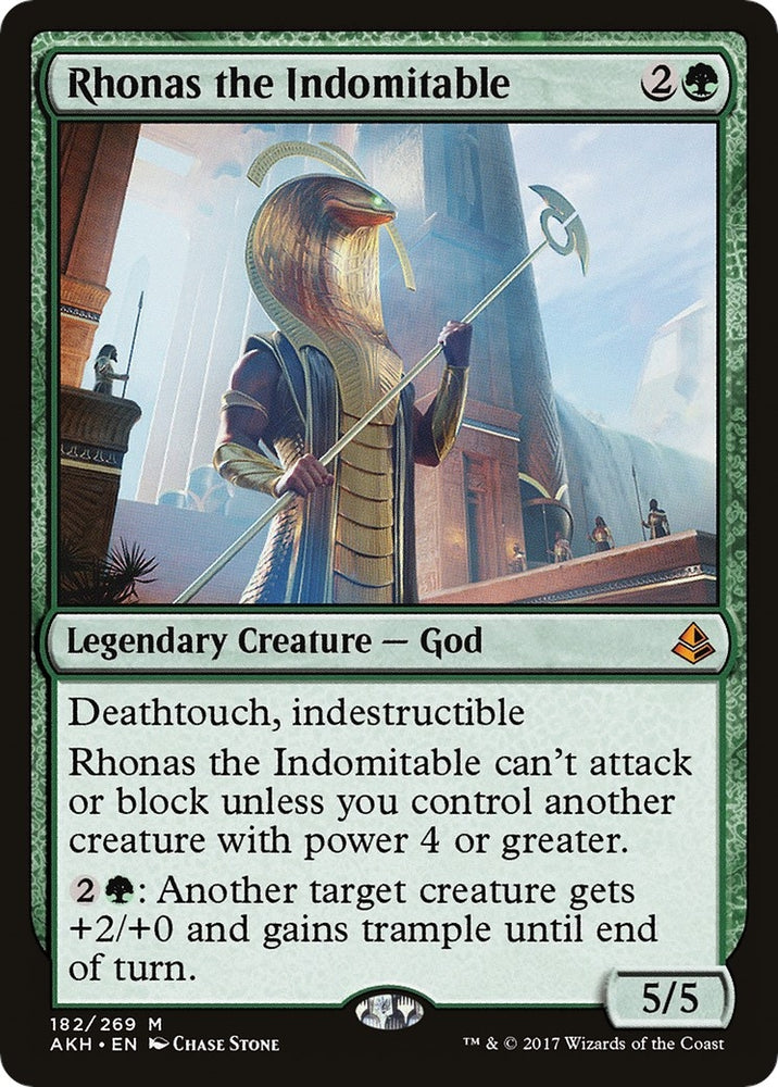 Image for Rhonas the Indomitable (182) [Amonkhet]
