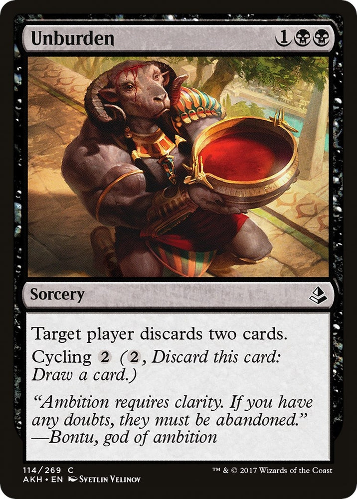 Image for Unburden (114) [Amonkhet]