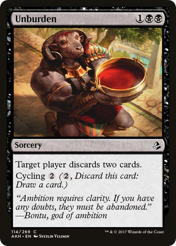 Image for Unburden (114) [Amonkhet]