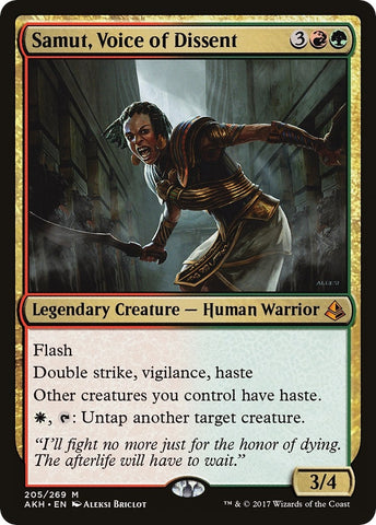 Image for Samut, Voice of Dissent (205) [Amonkhet]