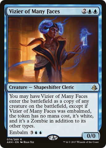 Image for Vizier of Many Faces (74) [Amonkhet]