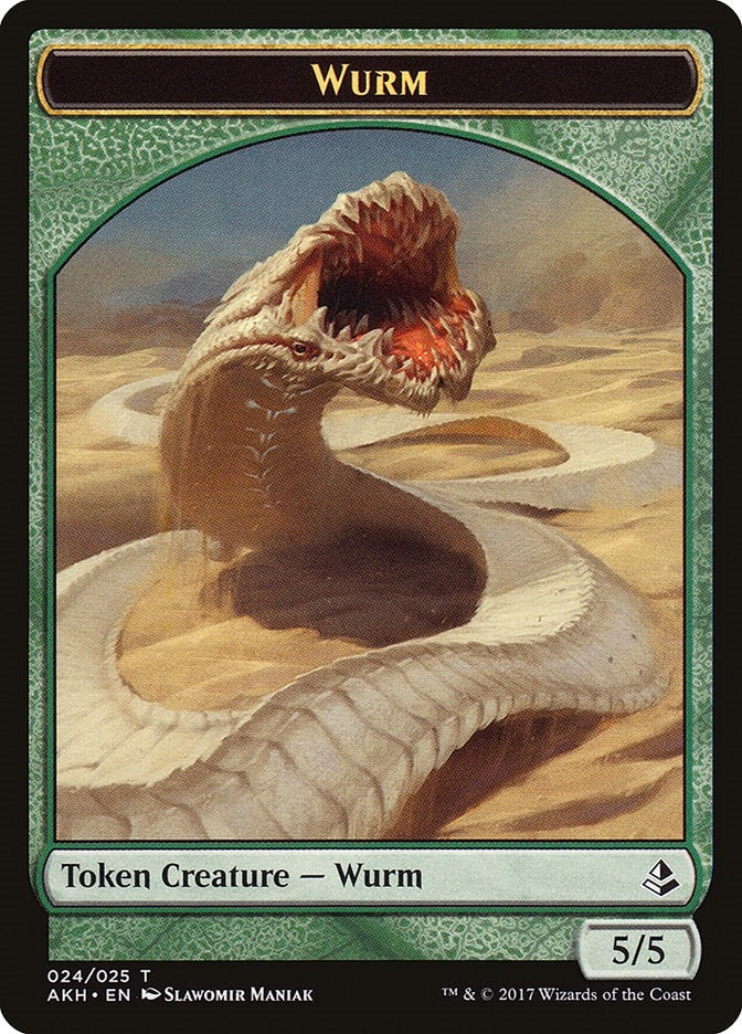 Image for Wurm Token (24) [Amonkhet]