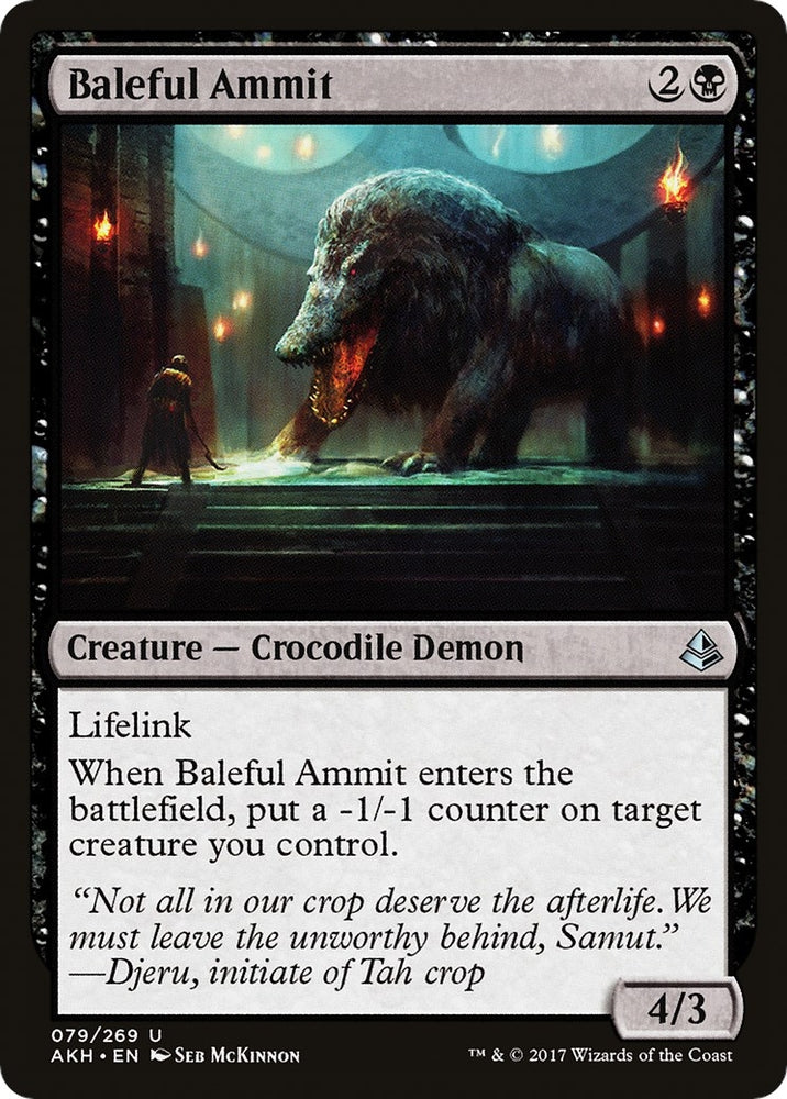 Image for Baleful Ammit (79) [Amonkhet]