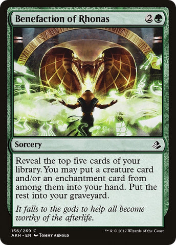Image for Benefaction of Rhonas (156) [Amonkhet]