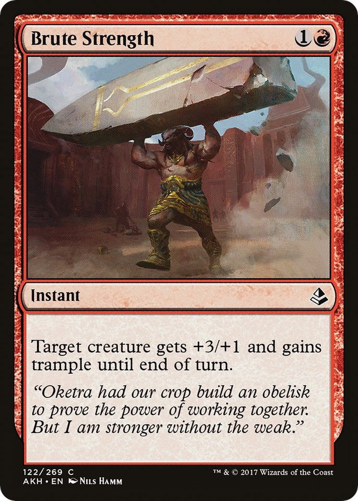 Image for Brute Strength (122) [Amonkhet]