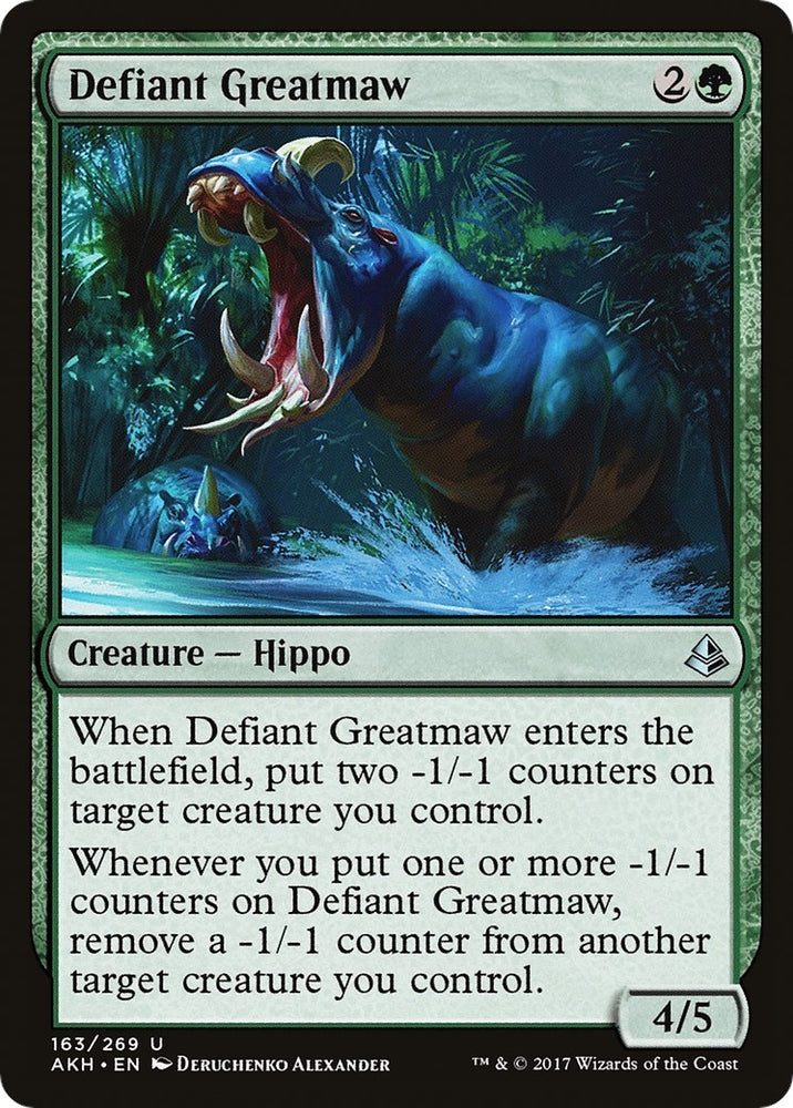 Image for Defiant Greatmaw (163) [Amonkhet]