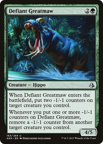 Image for Defiant Greatmaw (163) [Amonkhet]
