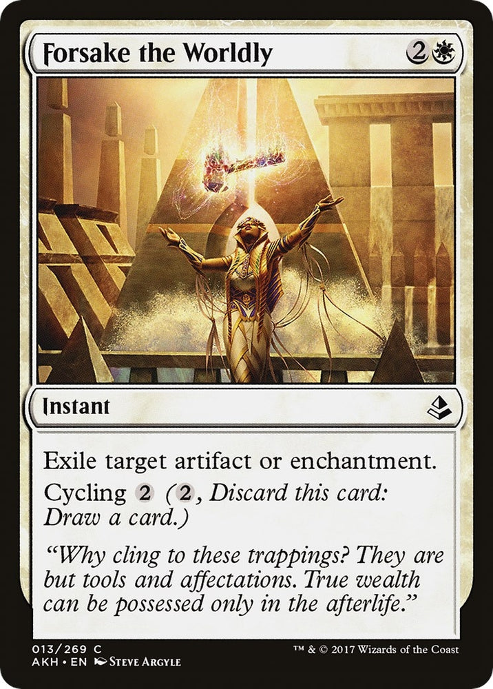 Image for Forsake the Worldly (13) [Amonkhet]
