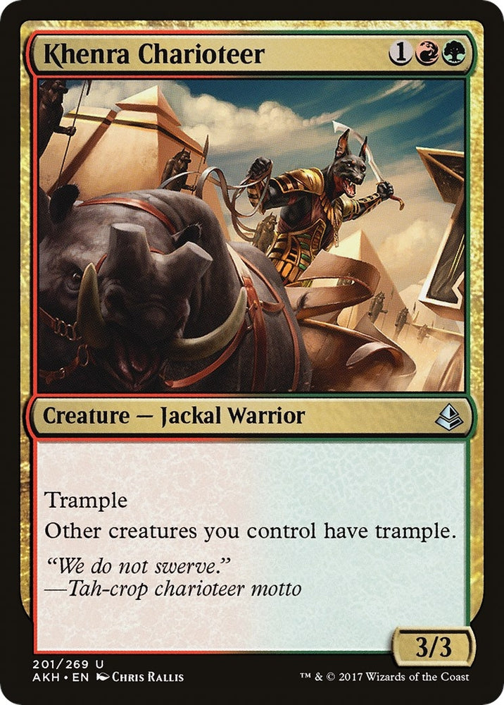 Image for Khenra Charioteer (201) [Amonkhet]