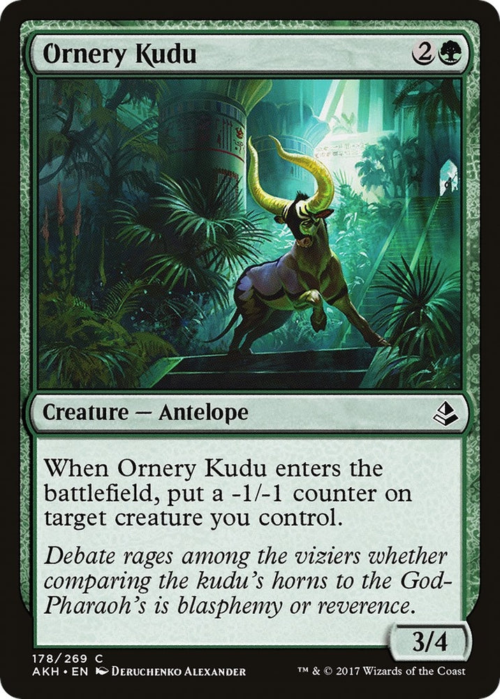 Image for Ornery Kudu (178) [Amonkhet]